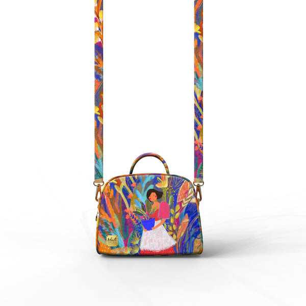 Bibsisita Handbag with strap - Happiness