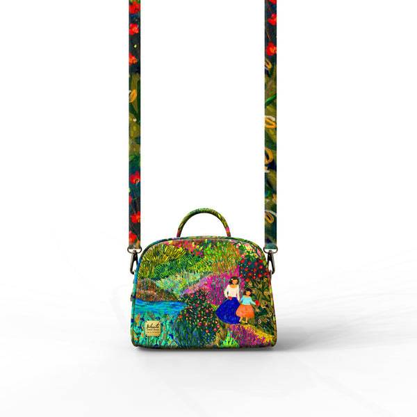 Bibsisita Handbag with strap - Secret Garden