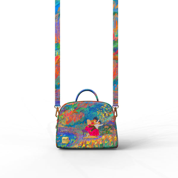 Bibsisita Handbag with strap - Time is Love