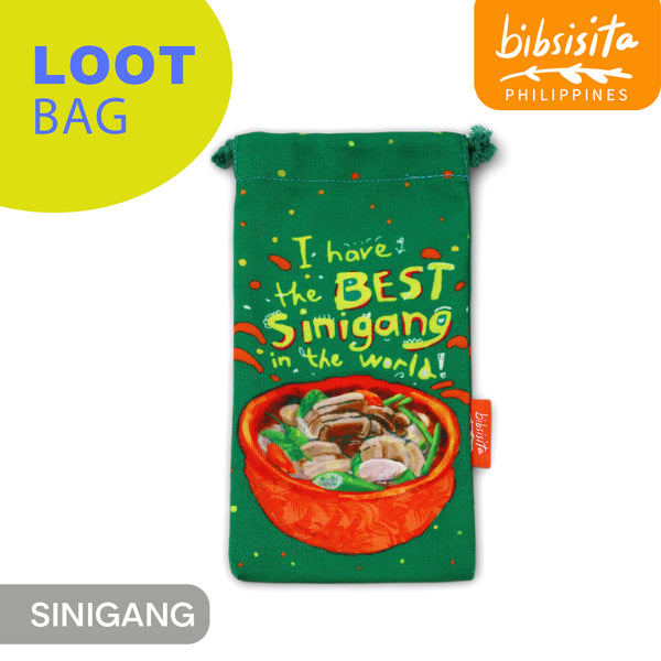 Bibsisita CANVAS LOOT BAG- SINIGANG