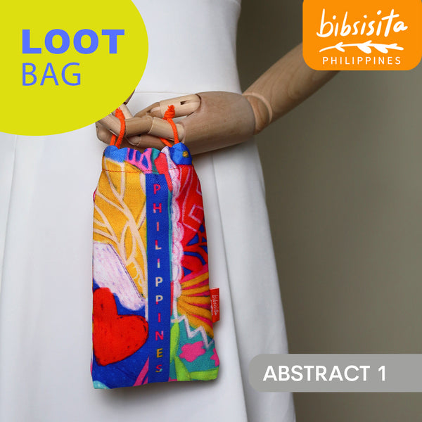 Bibsisita CANVAS LOOT BAG- ABSTRACT 1