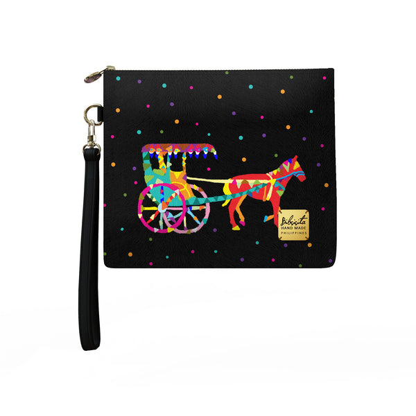 Bibsisita Wristlet - Kalesa Black - Dotted