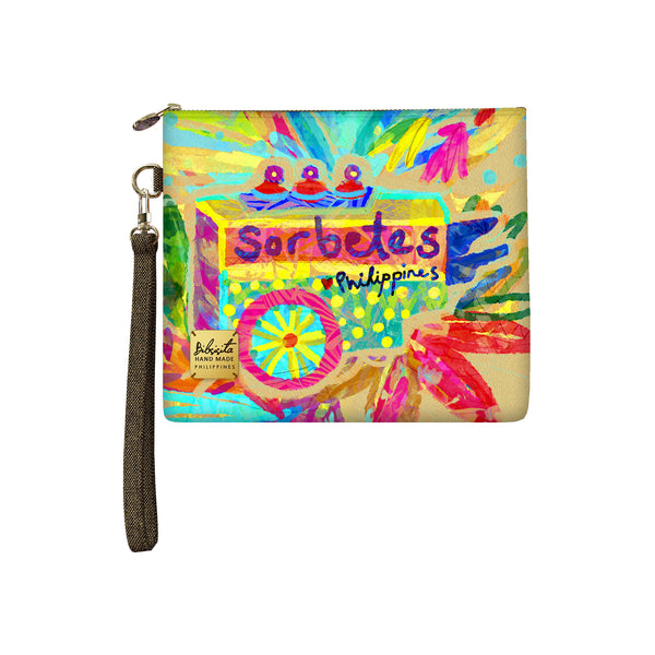 Bibsisita Wristlet - Sorbetes - Brown