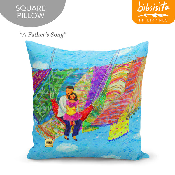 Bibsisita Pillow Case Square 20x20 - A Father's Song