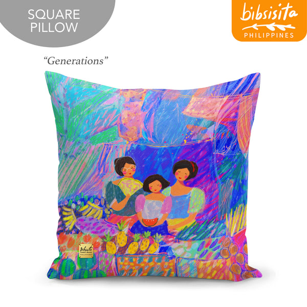 Bibsisita Pillow Case Square 20x20 - Generations