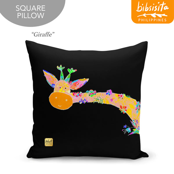 Bibsisita Pillow Case Square 20x20 - Giraffe