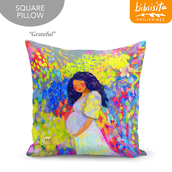 Bibsisita Pillow Case Square 20x20 - Grateful