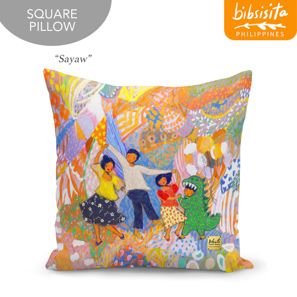 Bibsisita Pillow Case Square 20x20 - Sayaw