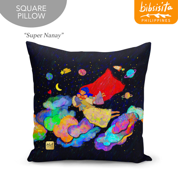 Bibsisita Pillow Case Square 20x20 - Super Nanay