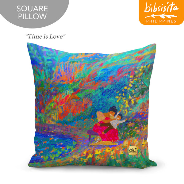 Bibsisita Pillow Case Square 20x20 - Time is Love
