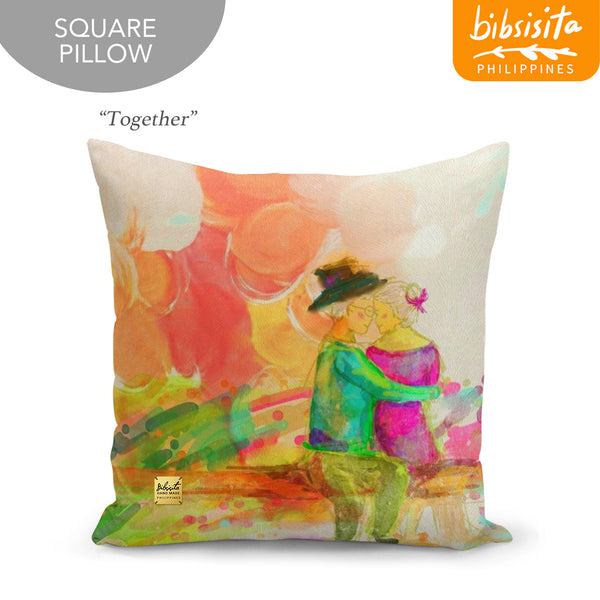 Bibsisita Pillow Case Square 20x20 - Together