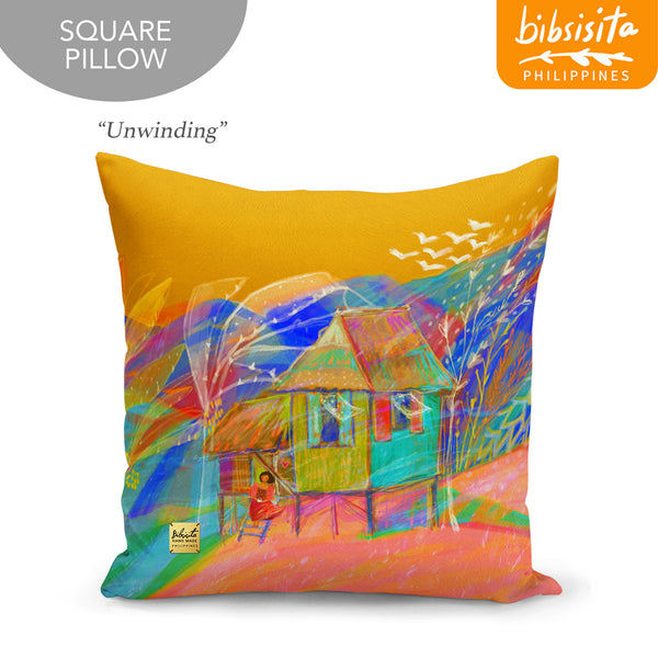 Bibsisita Pillow Case Square 20x20 - Unwinding