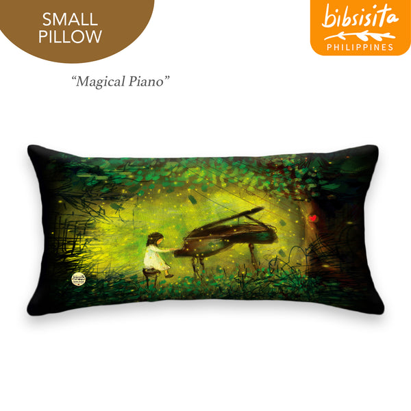 Bibsisita Pillow Case Small 19.5x10 - Magical Piano