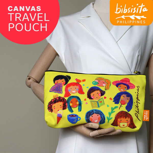 Bibsisita Canvas Travel Pouch - Sweethearts