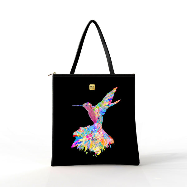 Bibsisita Tote Bag Velvet-Humming bird
