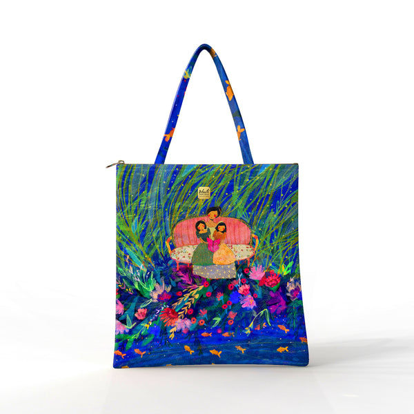 Bibsisita Tote Bag Velvet- Our Favorite Sofa