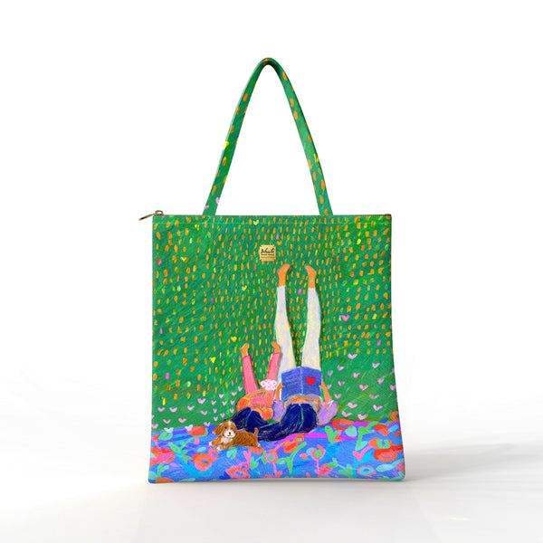 Bibsisita Tote Bag Velvet- Upside Down
