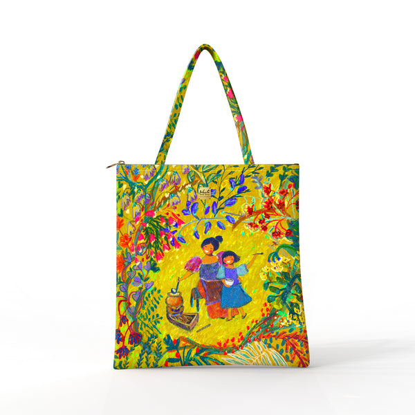 Bibsisita Tote Bag Velvet - Almusal