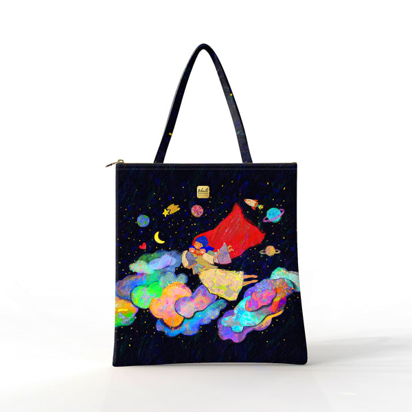 Bibsisita Tote Bag Velvet - Super Nanay