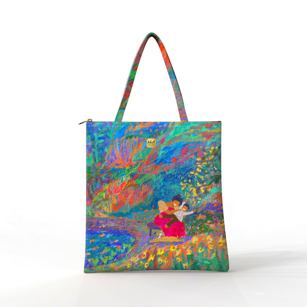 Bibsisita Tote Bag Velvet - Time Is Love