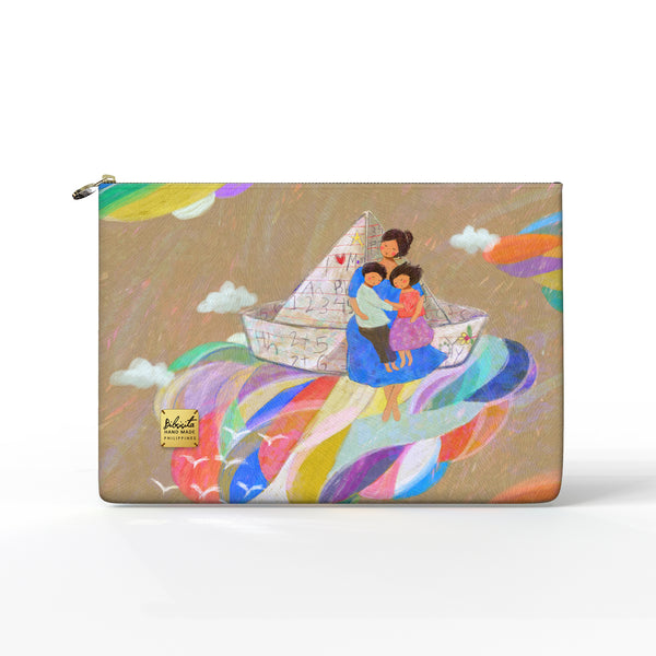 Bibsisita Clutch Bag- Paper Boat