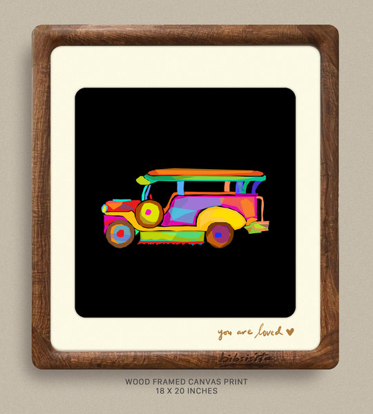 Jeepney black geometry