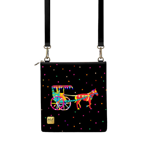 Bibsisita Sling Bag - Kalesa Black - Dotted