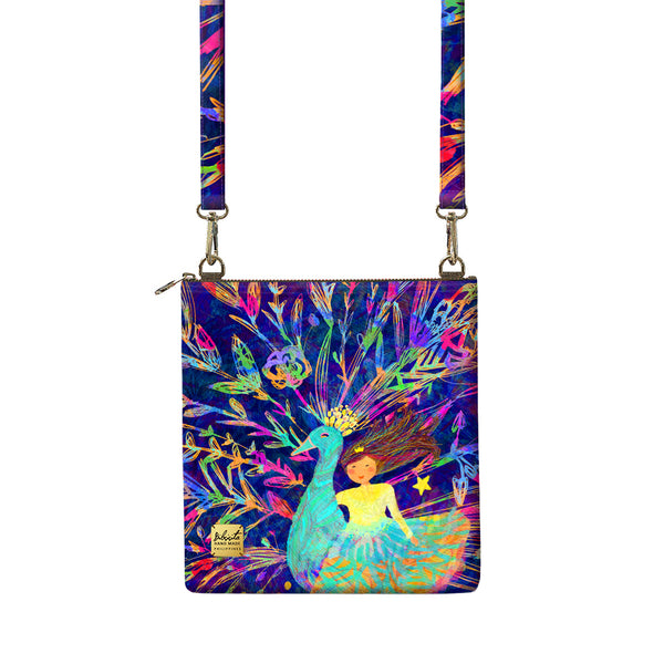 Bibsisita Sling Bag - The Peacock And The Little Princess