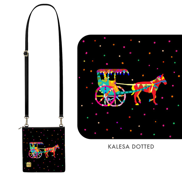 Bibsisita Sling Bag - Kalesa Black - Dotted
