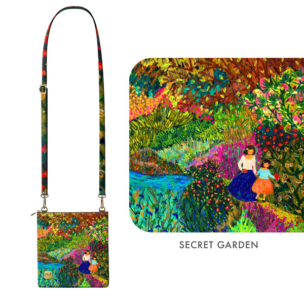 Bibsisita Sling Bag - Secret Garden