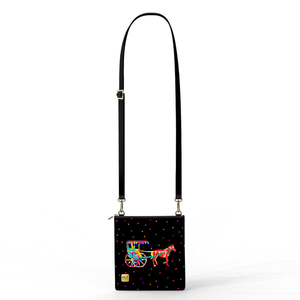Bibsisita Sling Bag - Kalesa Black - Dotted