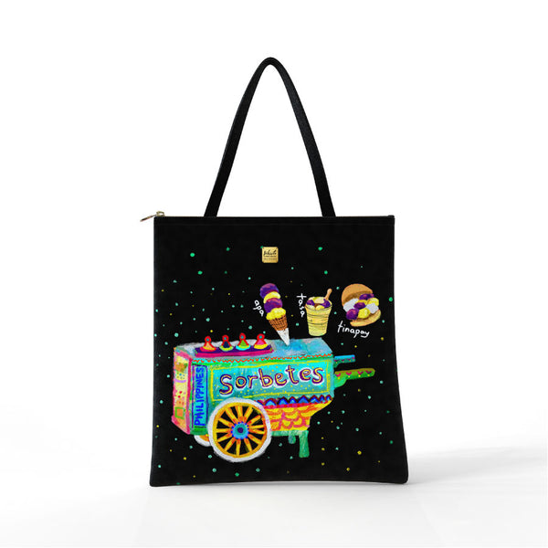 Bibsisita Tote Bag Velvet- Sorbetes
