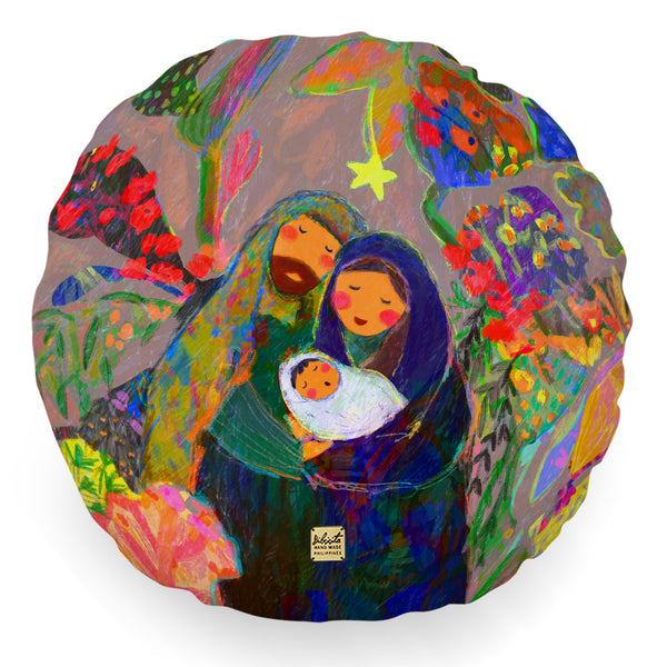 Bibsisita Pillow Round with Filler - Pasko