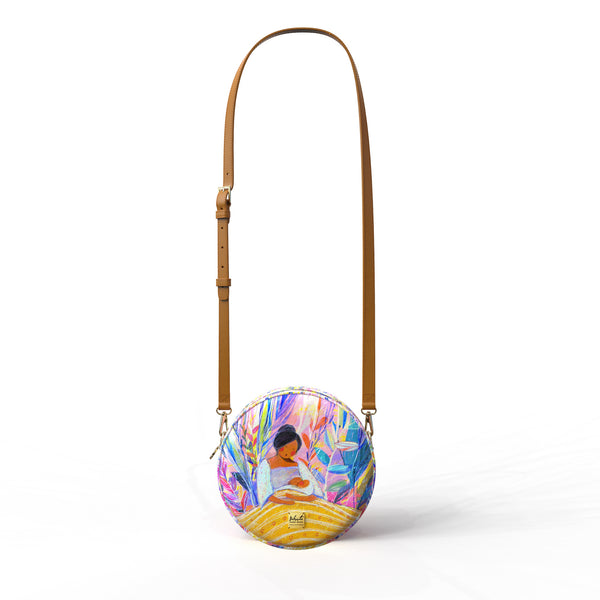 Bibsisita Round Bag Shoulder Bag - A Mother's Love