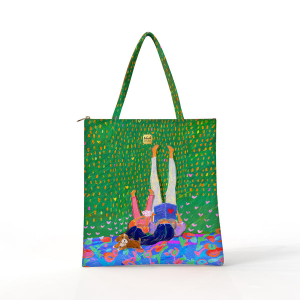 Bibsisita Tote Bag Velvet- Upside Down