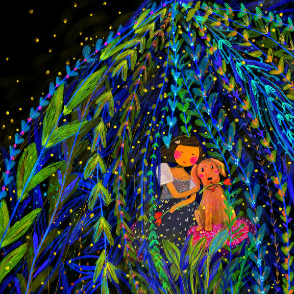 Bibsisita Wristlet - A Night with the Fireflies