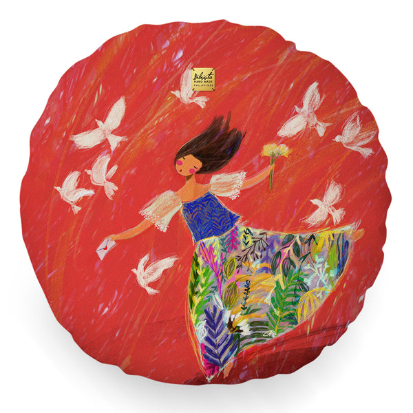 Bibsisita Pillow Round with Filler - Liham