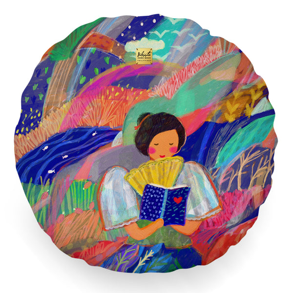 Bibsisita Pillow Round with Filler - Time Well Spent