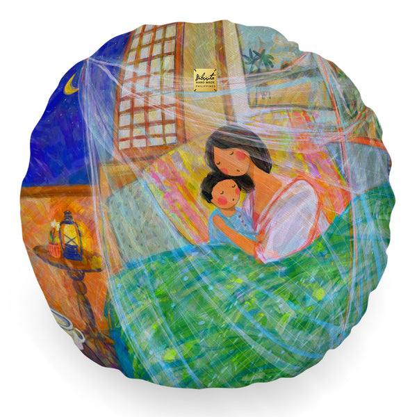 Bibsisita Pillow Round with Filler - Yakap