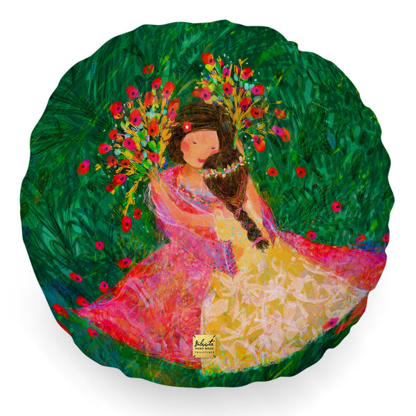 Bibsisita Pillow Round with Filler - Loved