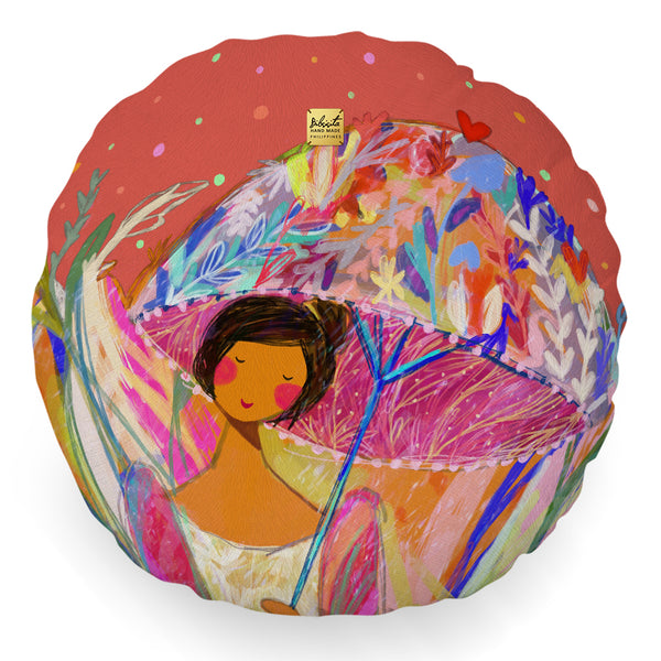 Bibsisita Pillow Round with Filler - Maria Clara