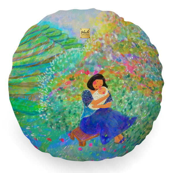 Bibsisita Pillow Round with Filler - Mother's Song