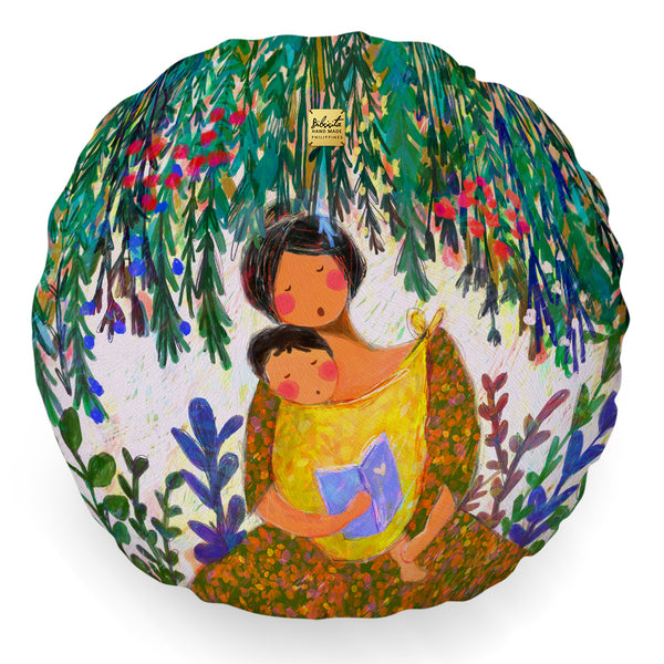 Bibsisita Pillow Round with Filler - Nanay