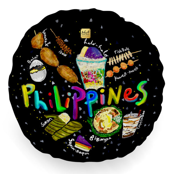 Bibsisita Pillow Round with Filler - Pinoy Food