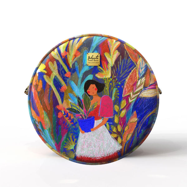Bibsisita Round Bag Shoulder Bag - Happiness