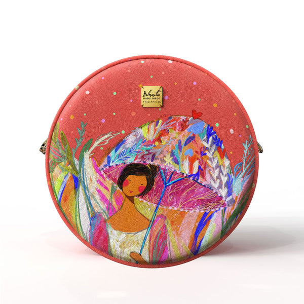Bibsisita Round Bag Shoulder Bag - Maria Clara
