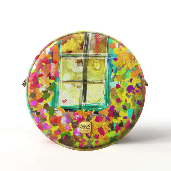 Bibsisita Round Bag Shoulder Bag - Welcome Home