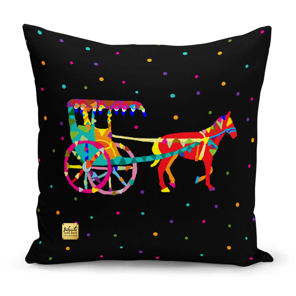 Bibsisita Pillow Case Square 20x20 - Kalesa Black - Dotted