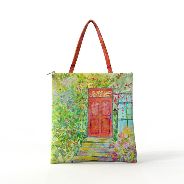 Bibsisita Tote Bag Velvet- Red Door