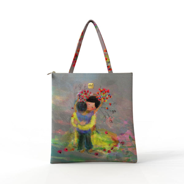 Bibsisita Tote Bag Velvet- I Love You More Than All The Flowers In The World
